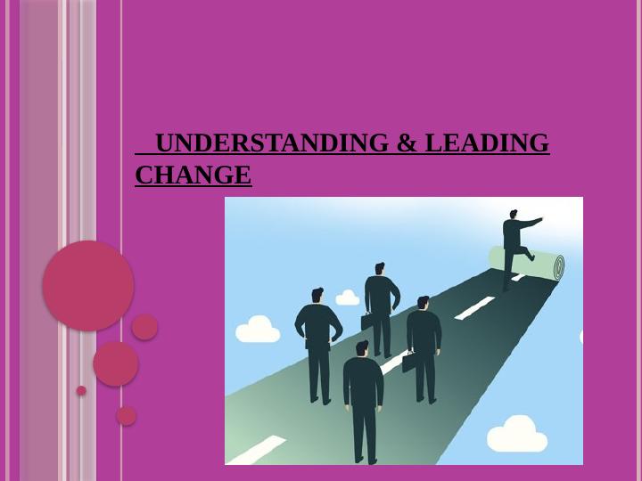 understanding and leading change hnd assignment