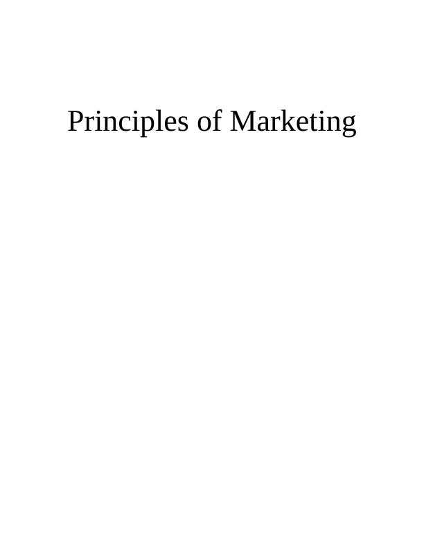 Principles of Marketing Document_1