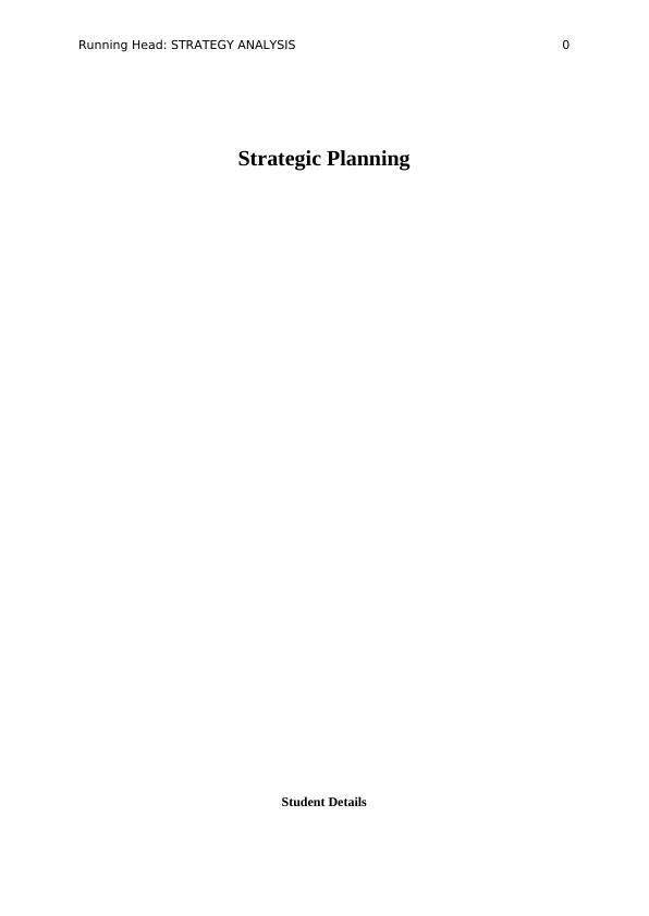 Strategic Planning Analysis 2022_1