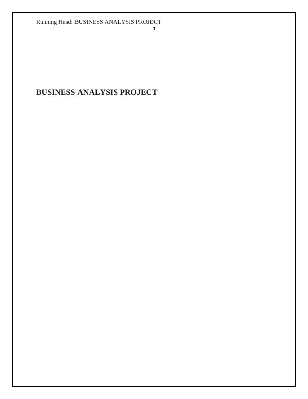 Business Analysis Project_1