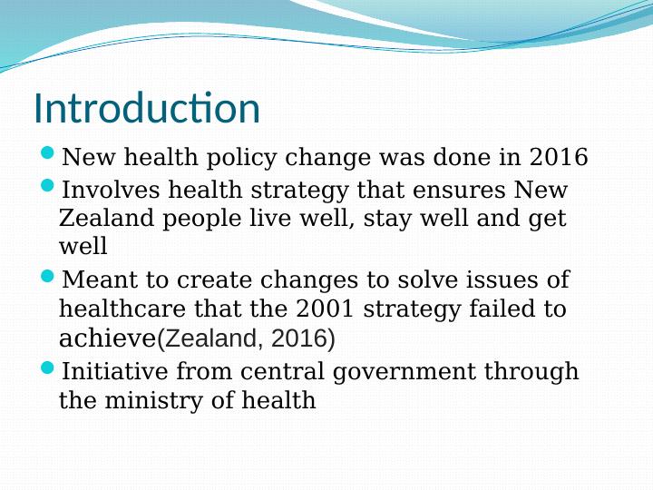 2016 Policy Change In Relation To Health New Zealand_2