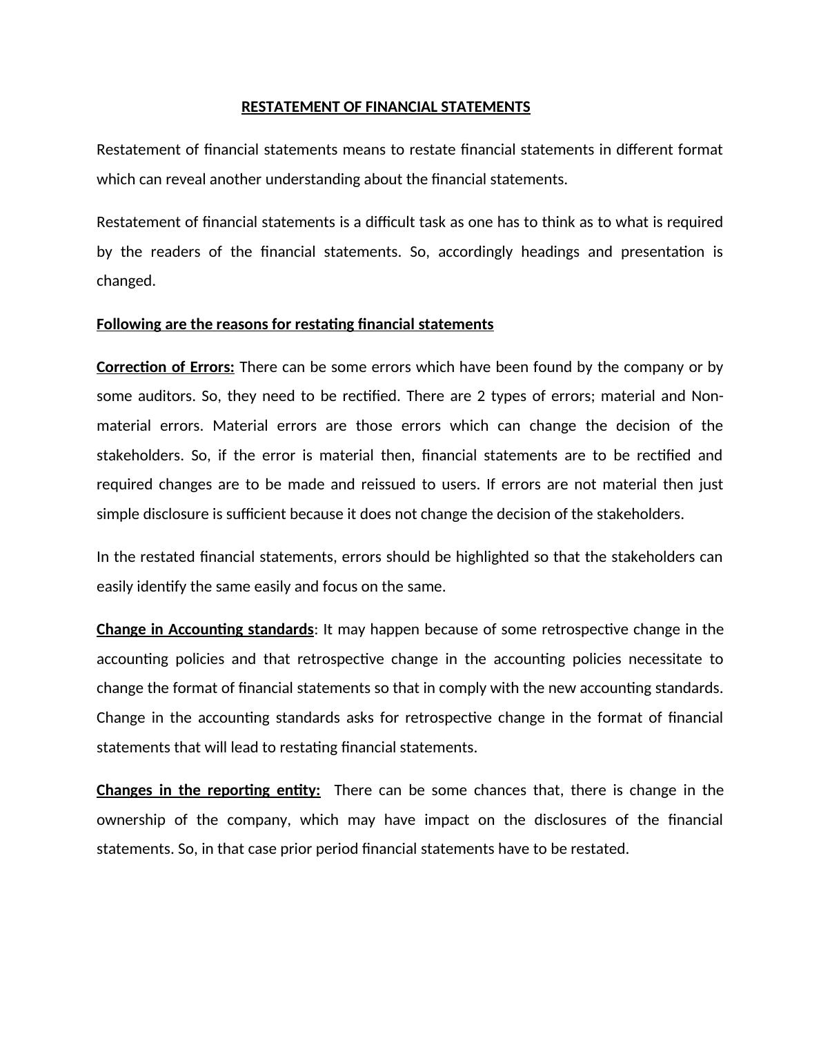 restatement-of-financial-statements-assignment