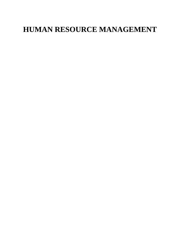 Human Planning, Staffing, Controlling and Direction Report - Marks and Spencer_1