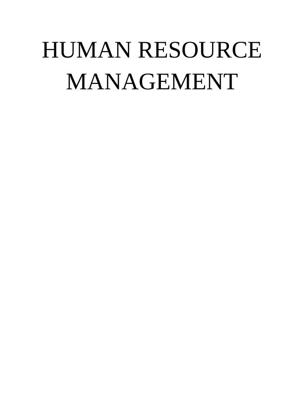 Human Resource Management Assignment Sample| Aldi_1