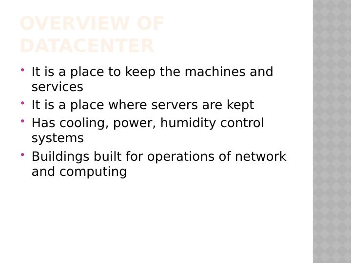 Various Aspects And Conditions of Datacentre_3