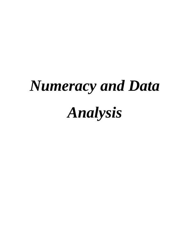 Data Analysis – Assignment_1