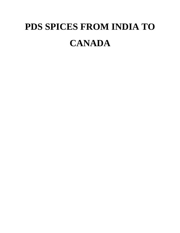 (PDF) The Trend Analysis Export of Spices in India_1