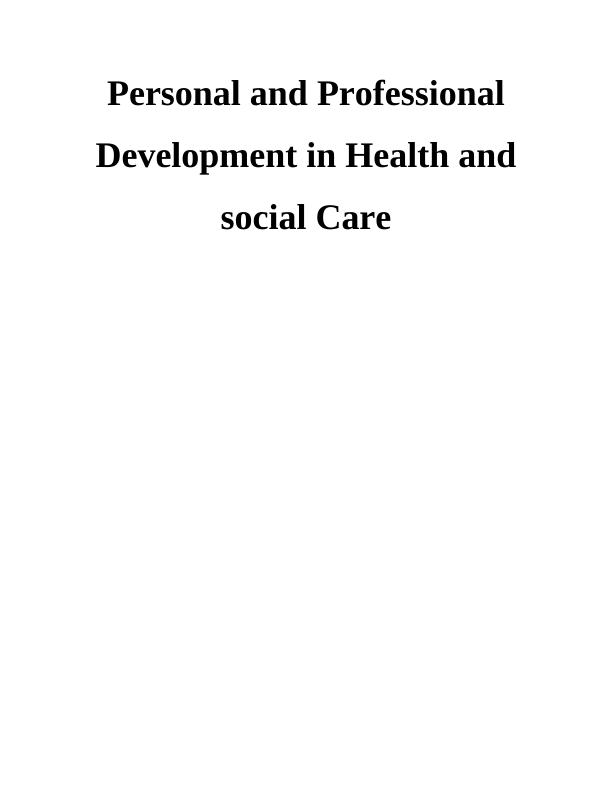 Values and Principles to work in Health Care | Report_1