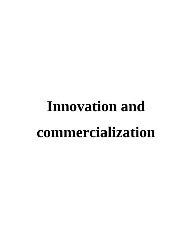 Innovation and Commercialization: A Case Study of Essence Drinks_1
