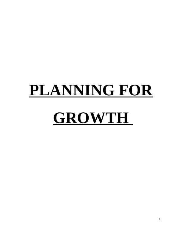 Techniques for Evaluating Growth Opportunities Assignment_3