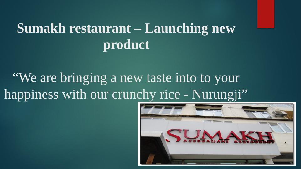 Launching New Product - Scorched Rice Nurungji_1