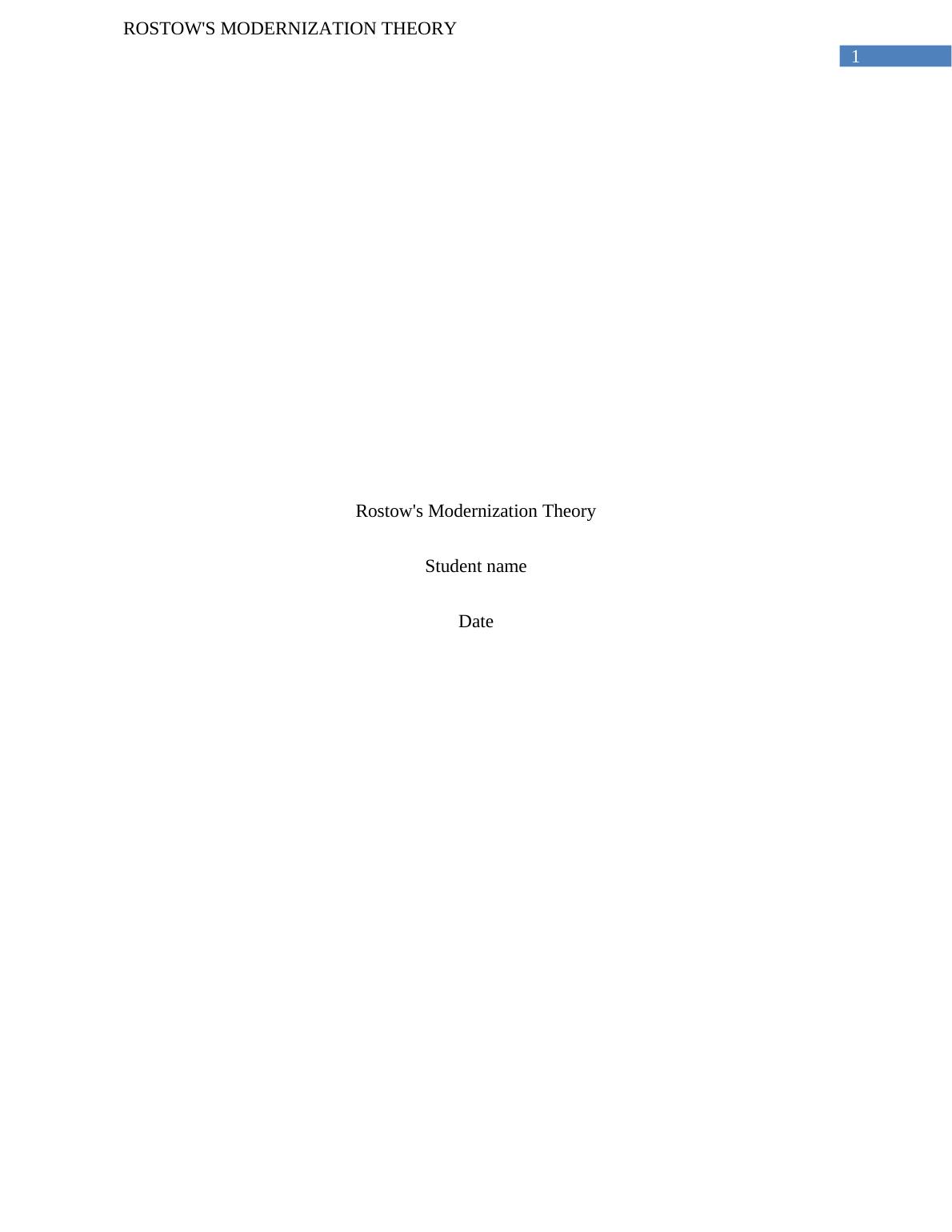 Rostow Modernization Theory PDF_2