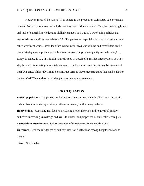 Report about Picot Question and Literature Research_3