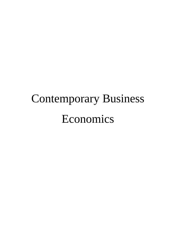 Contemporary Business: Law of Demand and Supply_1