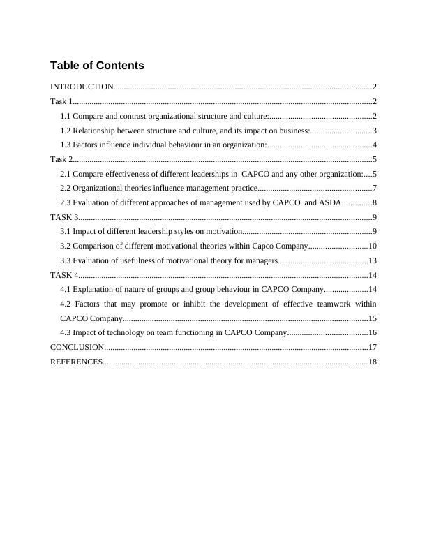 Organizational Behaviour in CAPCO company - Report_2