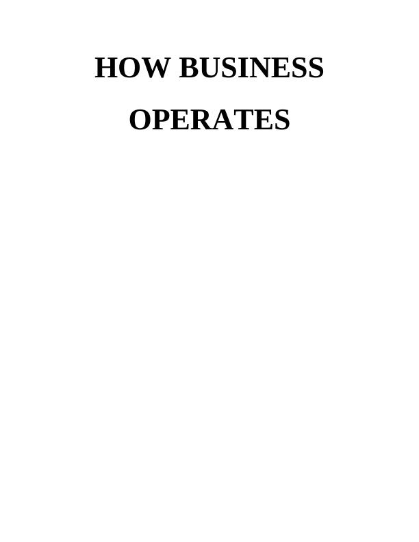 Report on Business Operates - Walmart_1