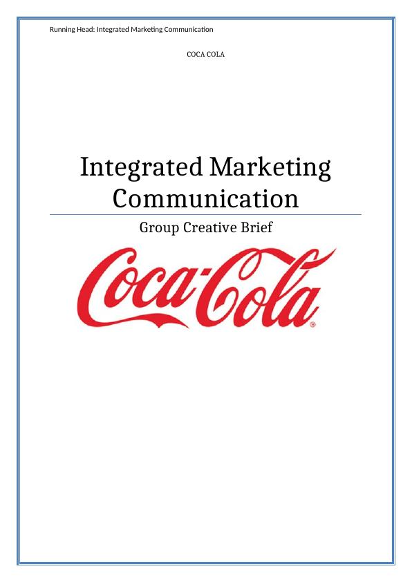 Integrated Marketing Communication - Assignment_1
