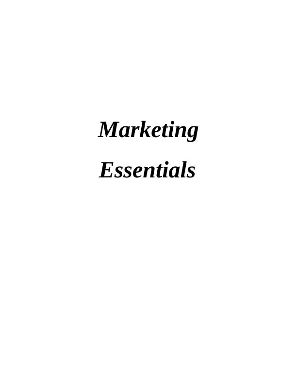 Marketing Essentials on Amazon Assignment_1
