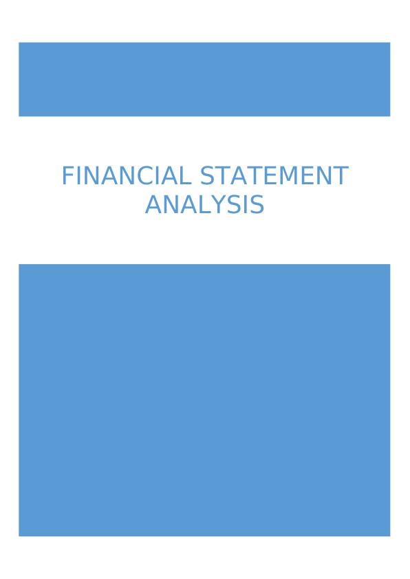 Financial Statement Analysis Discussion 2022