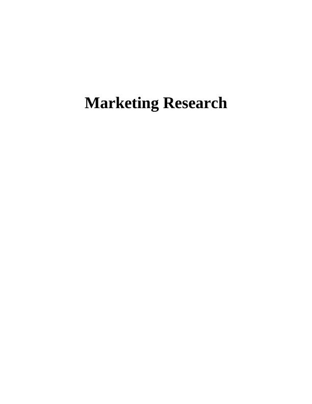 Analysis of Market Research Essay - SOUL CHAIN_1