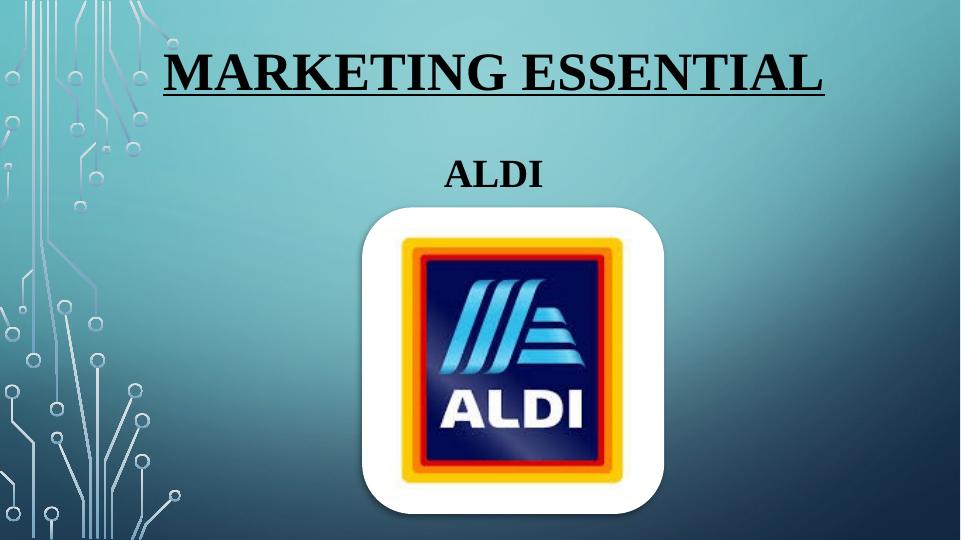 Marketing Mix Comparison: ALDI vs TESCO_1