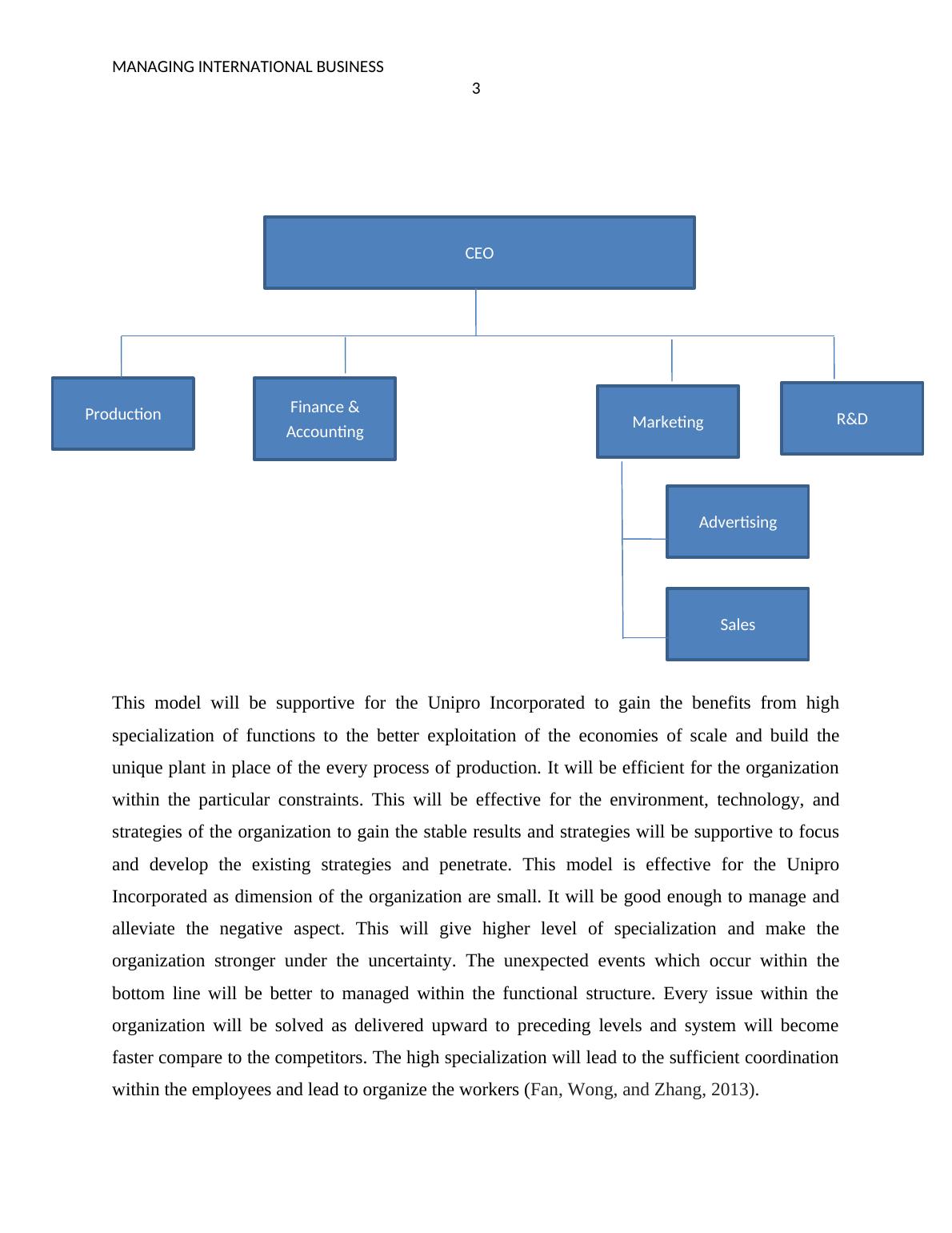 organizational structure case study pdf