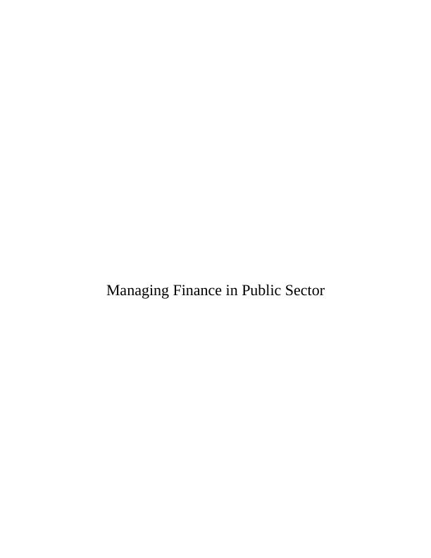 Managing Finance in Public Sector_1