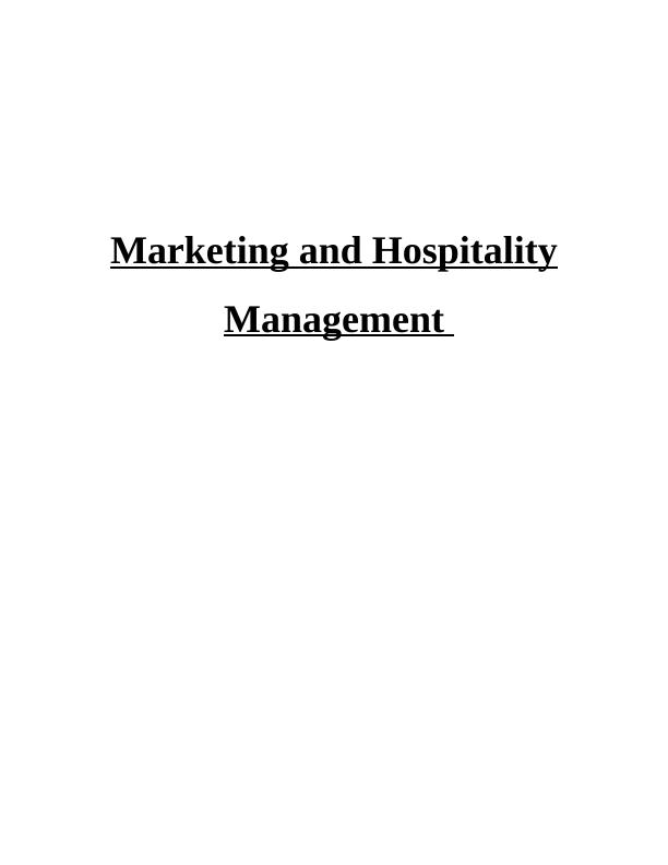 Marketing Concepts in Hospitality Industry_1