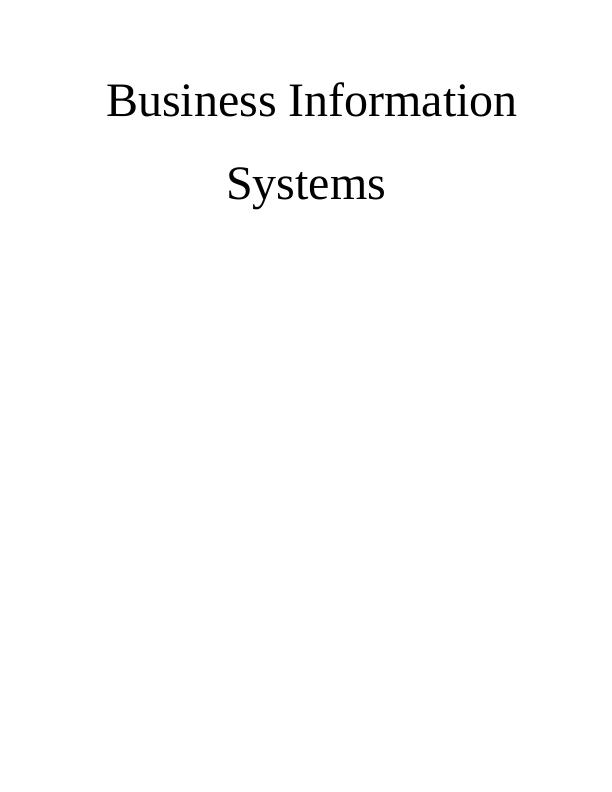 Report on Business Information Systems- Tesco company_1