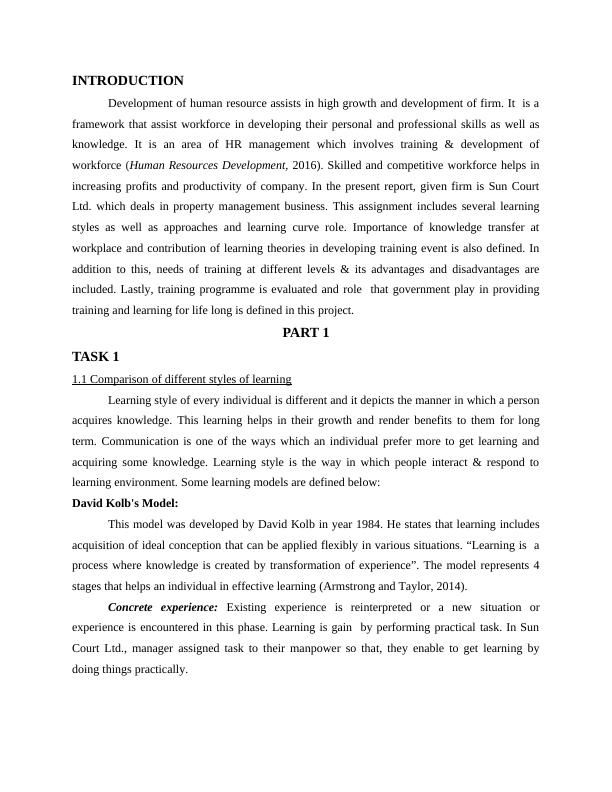 Human Resource Development - Sun Court Ltd Assignment  PDF_3