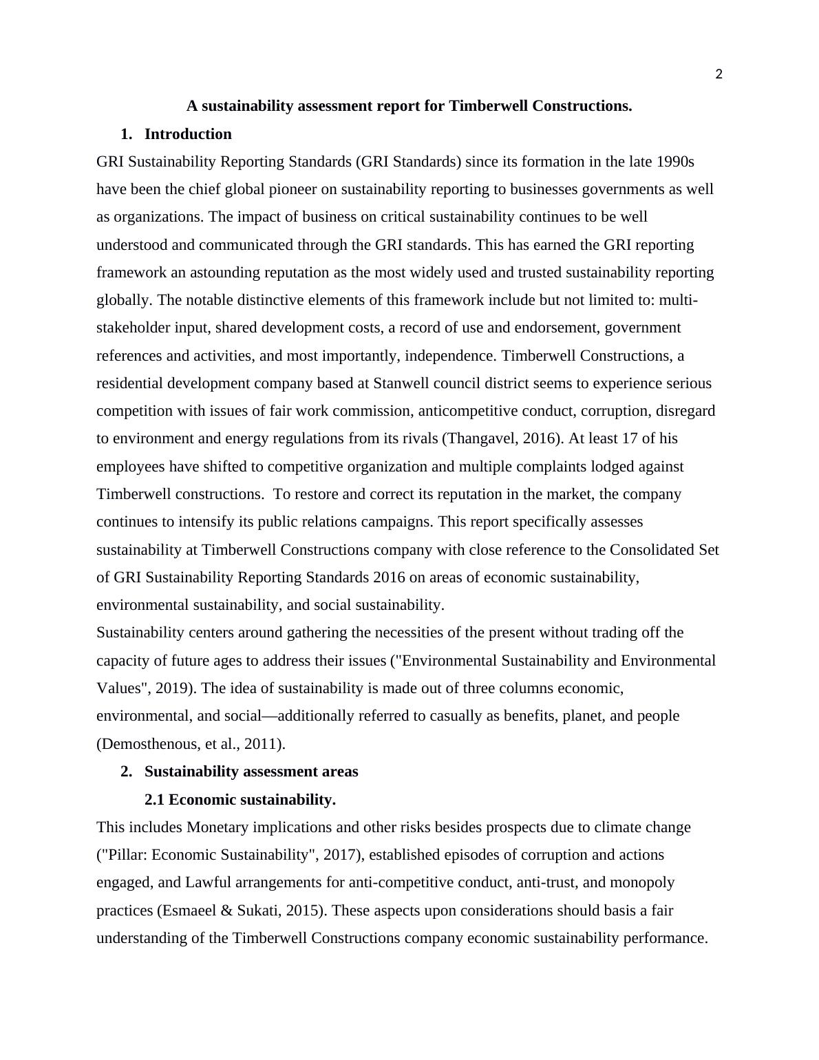 Sustainability Assessment Report for Timberwell Constructions_2