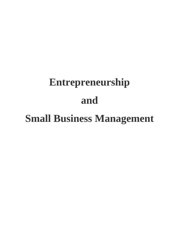 Entrepreneurship and Small Business Management Typology_1
