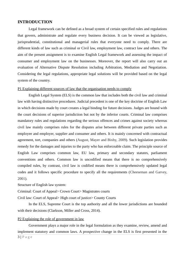 Assignment on English Legal Framework Impact on Consumer and Employment Law_3