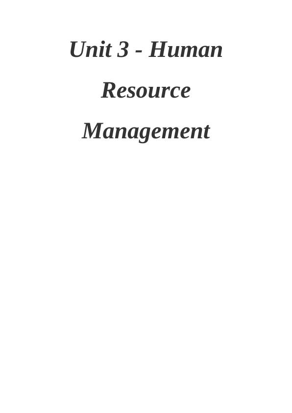 Unit 3 - Human Resource Management_1