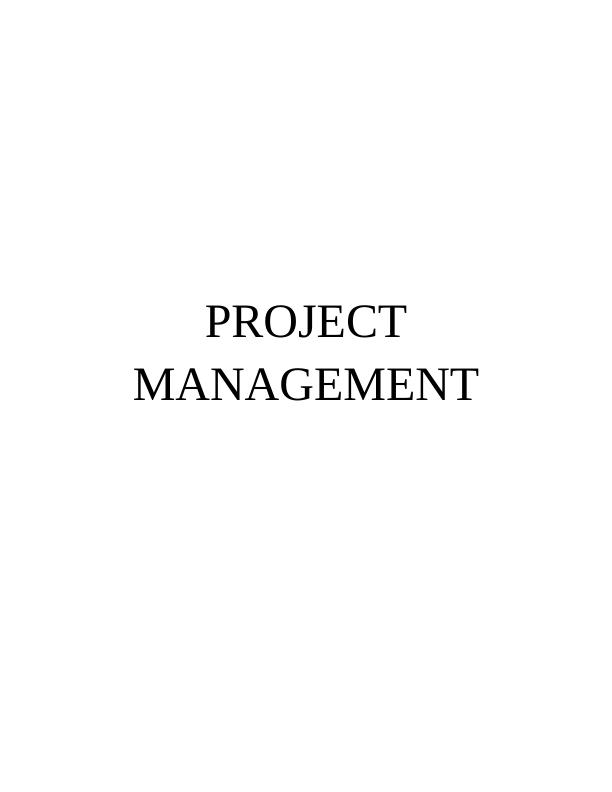 (solved) Essay on Project Management_1