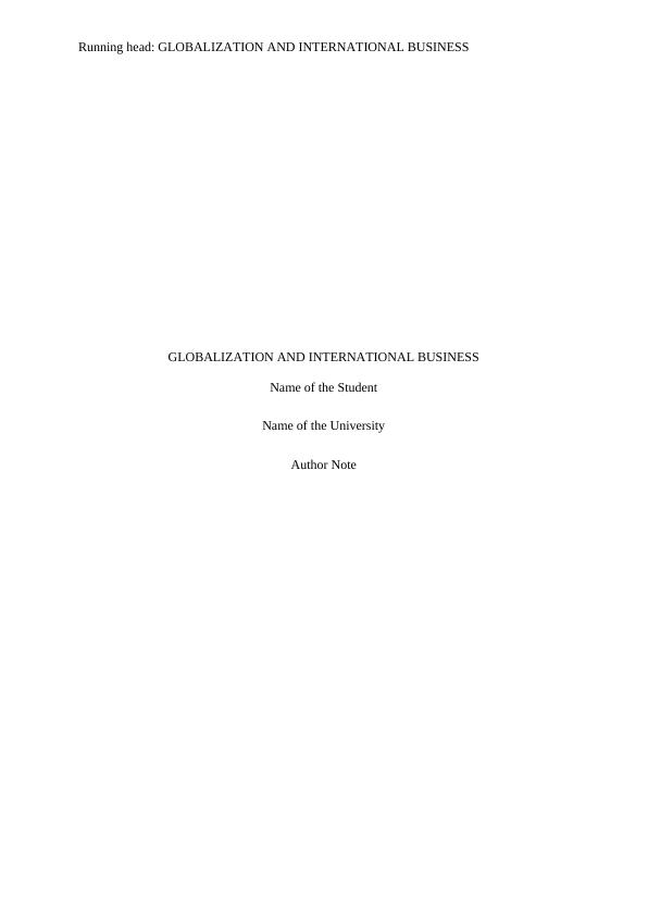 Significance and Impact of globalization_1