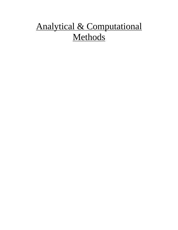 Analytical & Computational Methods_1