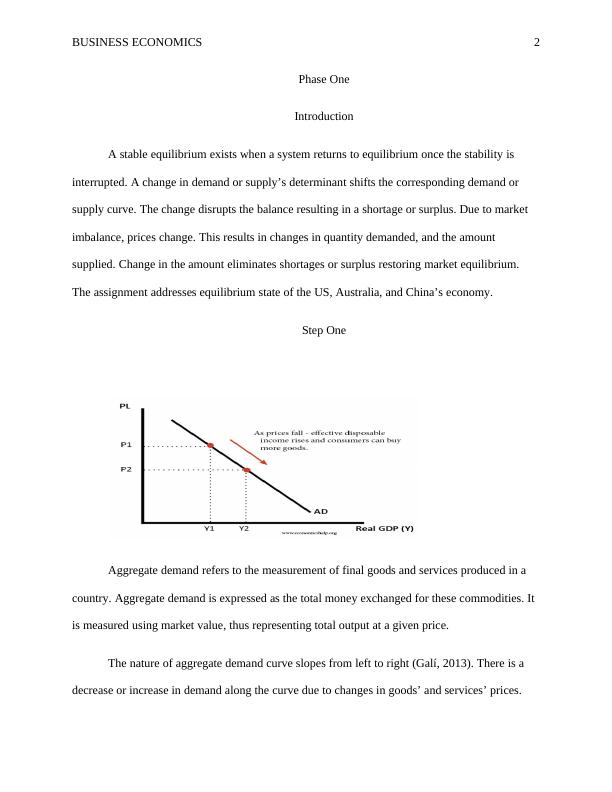 Assignment on Equilibrium State of the US, Australia, and China's Economy_2
