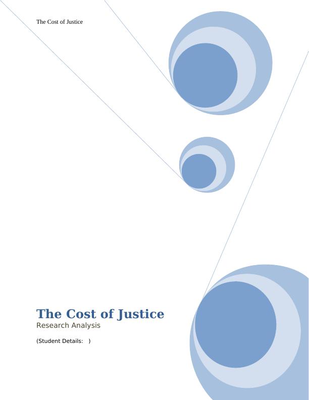 The Cost of Justice Assignment  2022_1