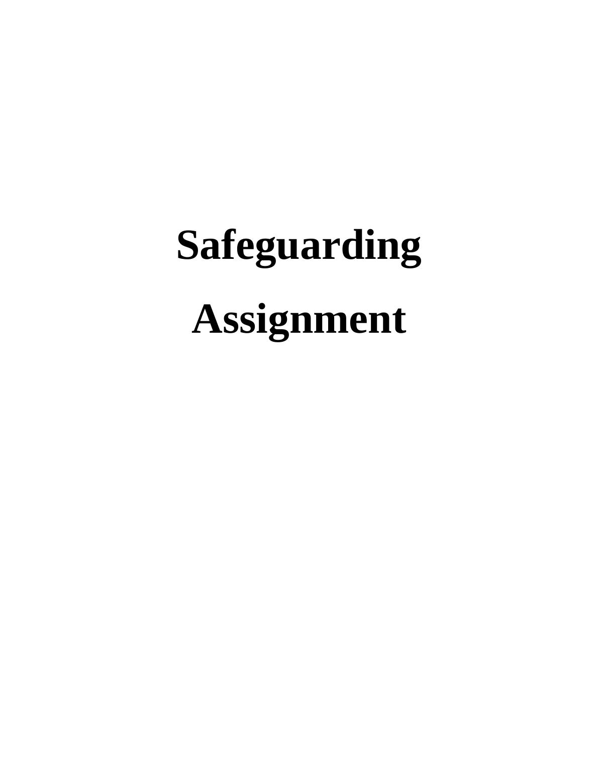 safeguarding case study template