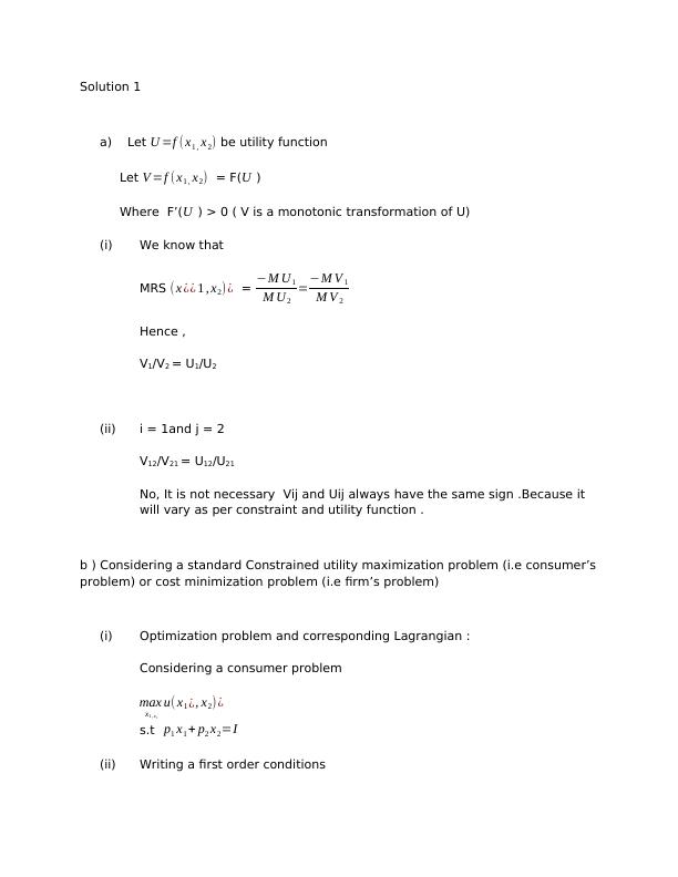 Applying The Cramer’s Rule