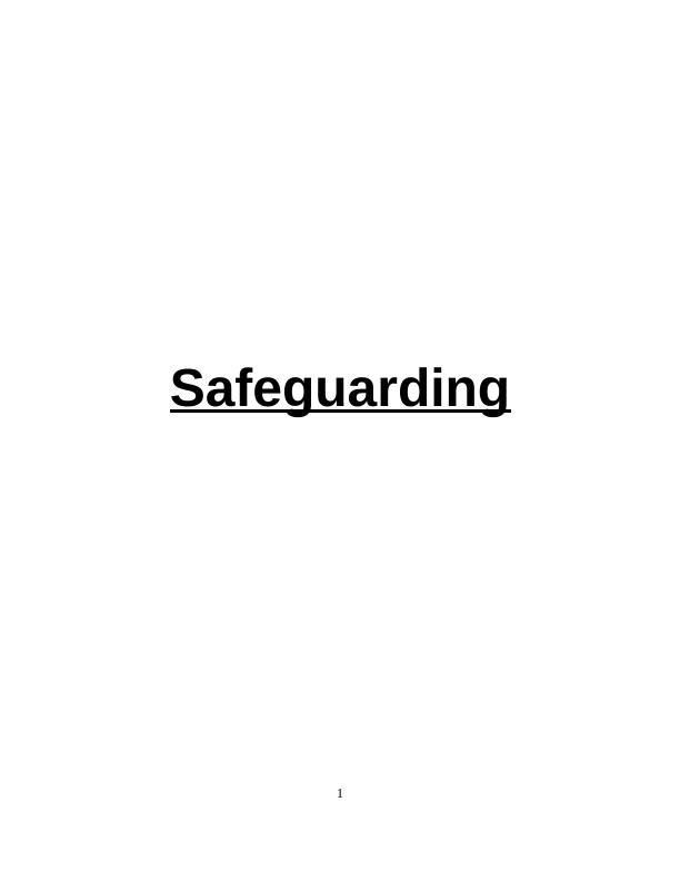 Safeguarding: Reasons for Vulnerability and Impact of Social and Cultural Factors_1