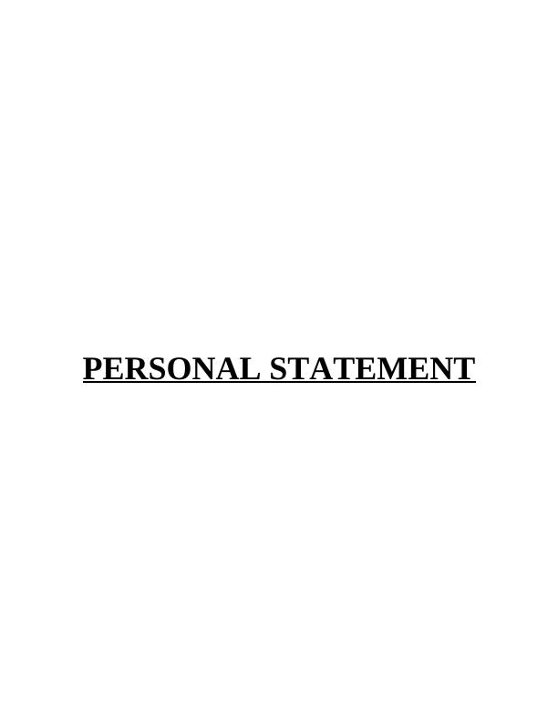 Civil Engineering Personal Statement_1