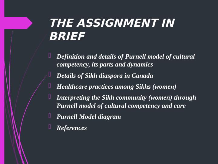 Analysis of Purnell Model of Cultural Competency in Healthcare among the Sikh Women in Canada_2