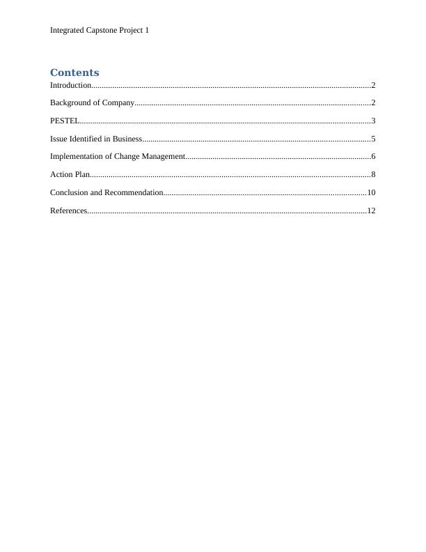 Integrated Capstone Project Assesment