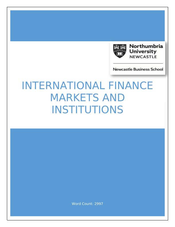 International finance markets and institutions_1