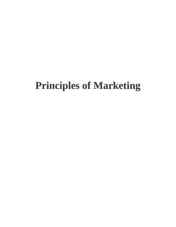 Principles of Marketing: STP Process and Marketing Mix of Pantene and Head & Shoulders_1