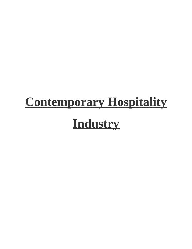 Contemporary Hospitality Industry PDF_1