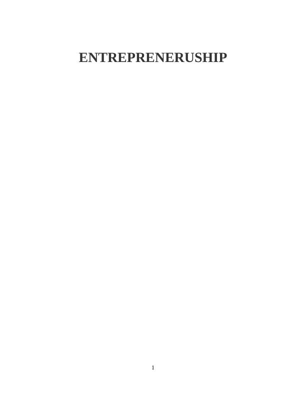 Role of Entrepreneurship in Growth of Country_1