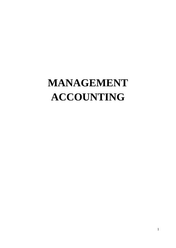 Report On Small Scale Entity - Management Structures & Accounting_1